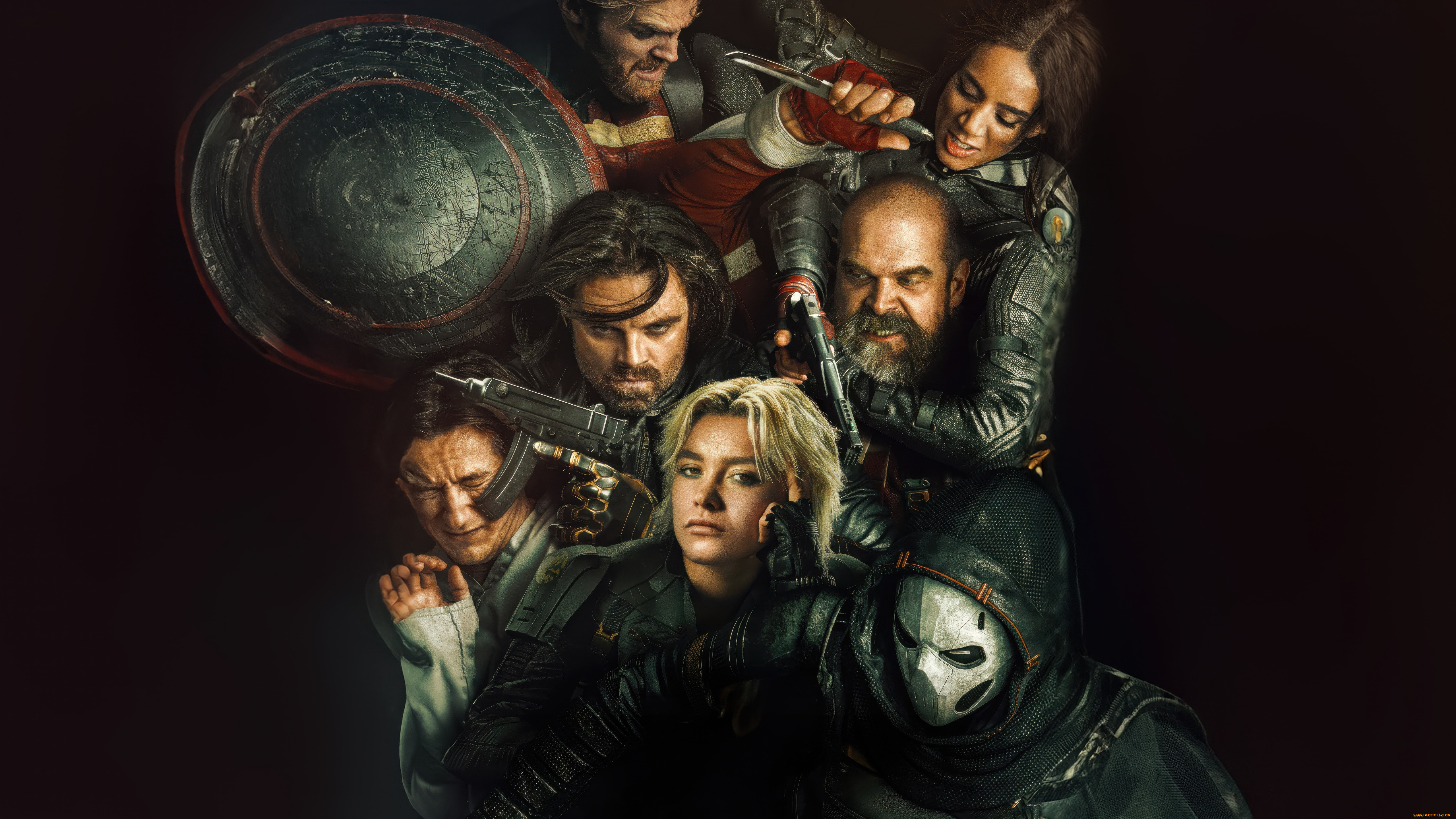 thunderbolts || 2025,  , -unknown , , , thunderbolts, , , , , , , , , florence, pugh, rachel, weisz, winter, solider, red, guardian, black, widow, taskmaster, olga, kurylenko